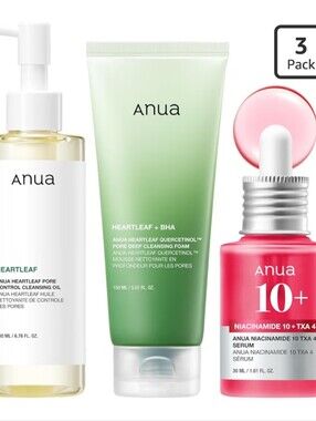 Anua - 3-Step Glass Skin Beginner Set